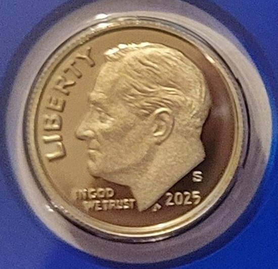 2025 S Clad Roosevelt Dime Gem  Proof