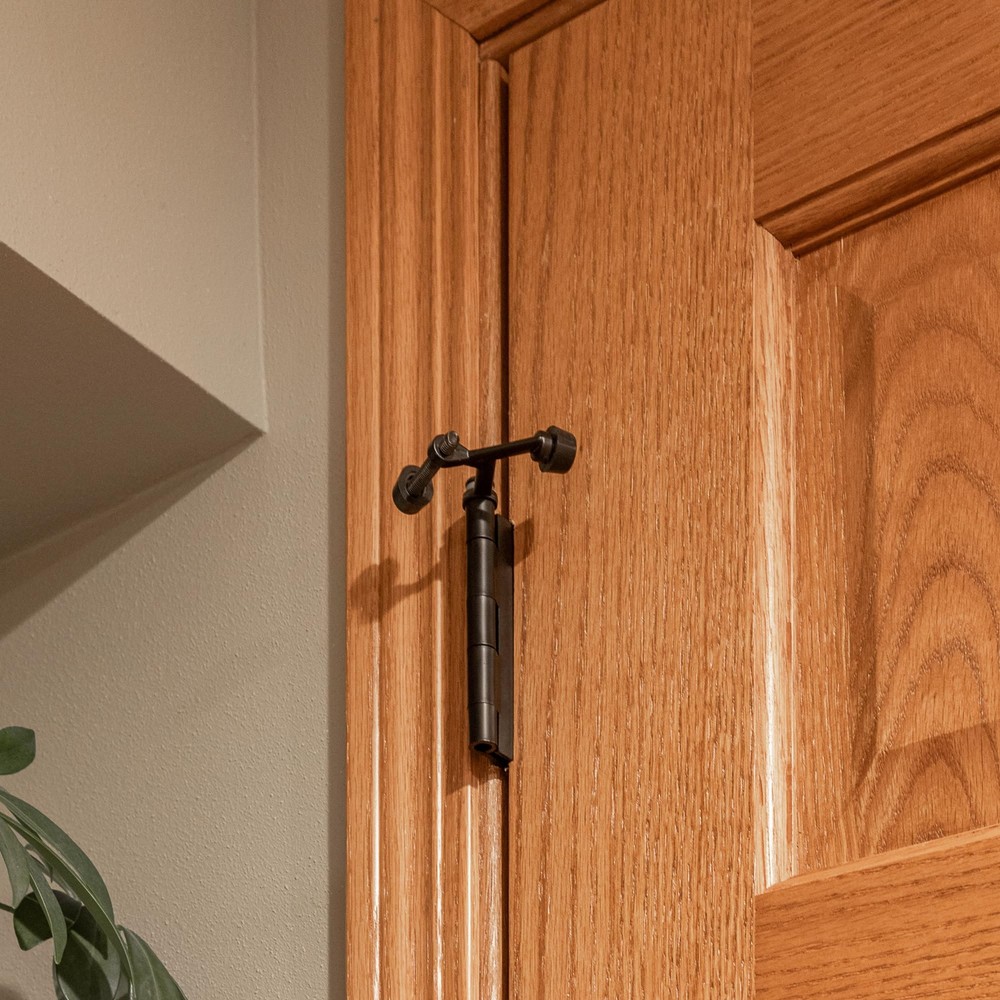 181800 Hinge Pin Stop Wall Protector with Rubber Tip Adjustable Door Stoppers...