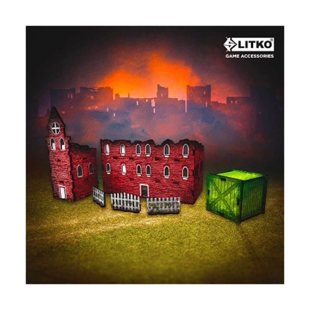 Litko Wargaming Terrain Sets Ruined Structures SW (New)