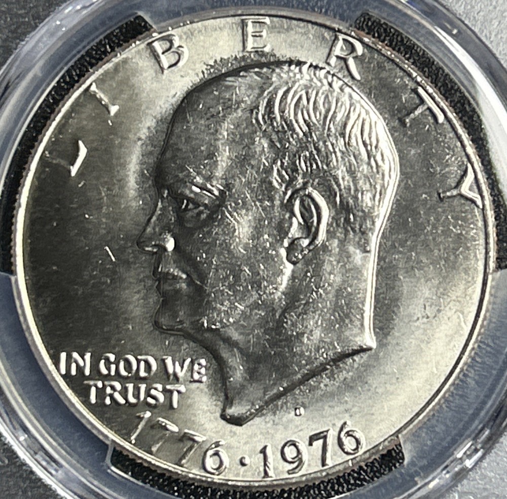 1976-D $1 PCGS MS65 Type 1 Eisenhower Dollar