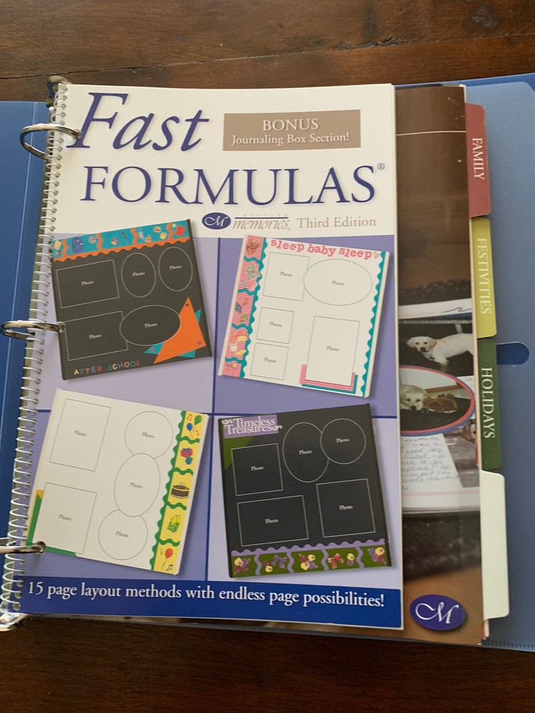 Creative Memories Fast Formulas and Page Patterns