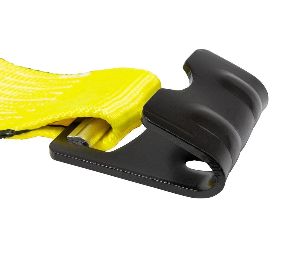 (4 Pack) 4 in. x 80 ft. Winch Strap with Flat Hook