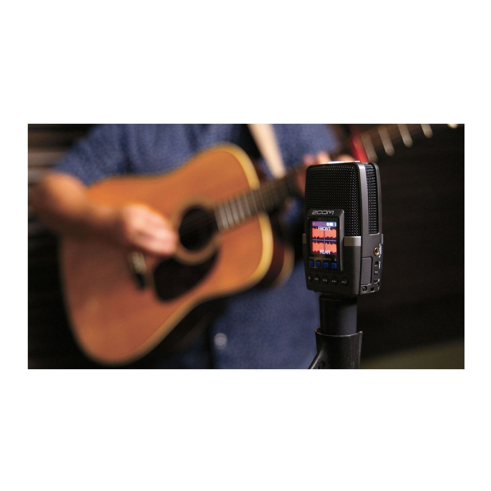 Zoom H2essential Multi-Mic Handy Recorder and Hairy Windscreen Bundle