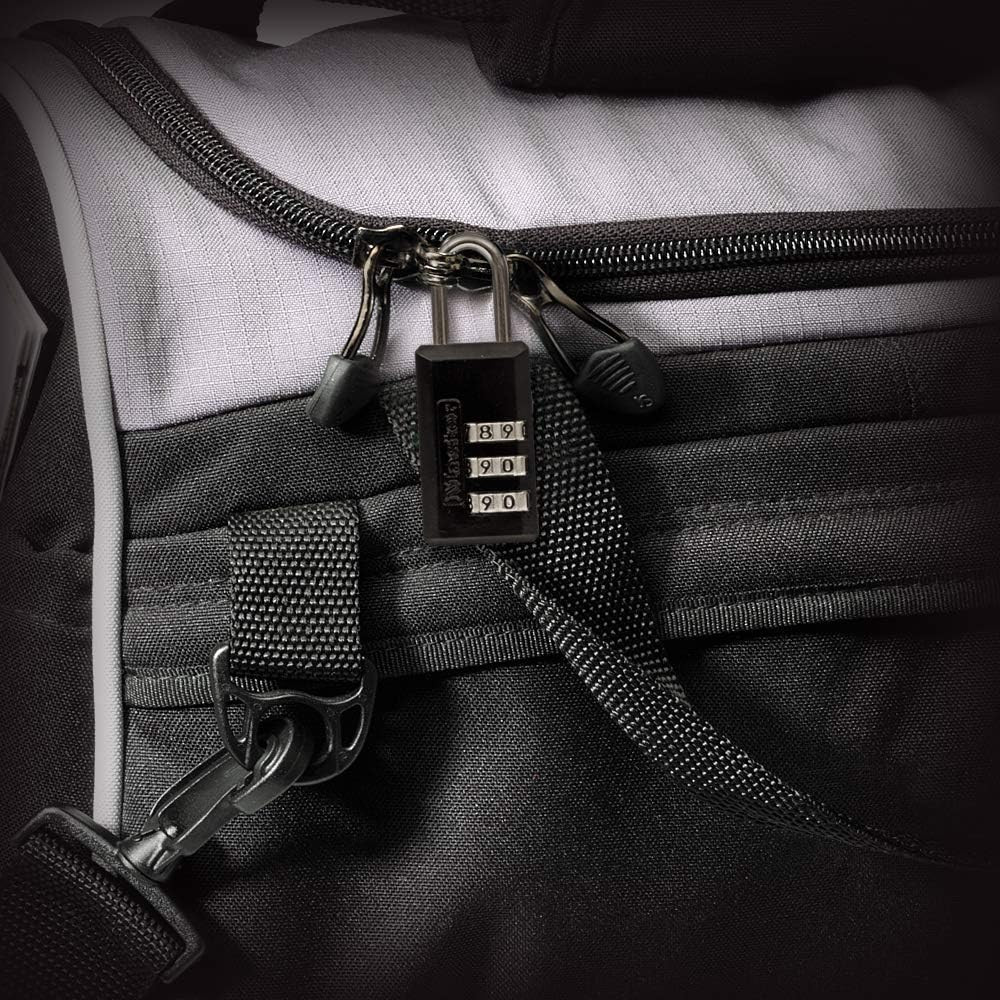 Black Set Your Own Combination Luggage Lock, Custom Combo Suitcase