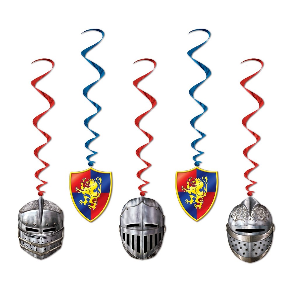 Beistle Medieval Whirls Party Accessory 5 Multicolor Functional Standard