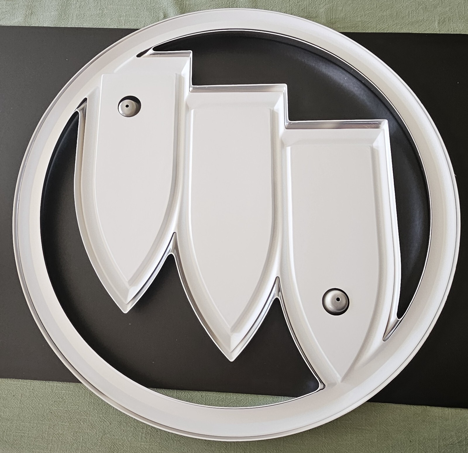 Buick Full Color Tri-Shield Logo Sign Dealership Showroom - 22 Inches - NIB NEW