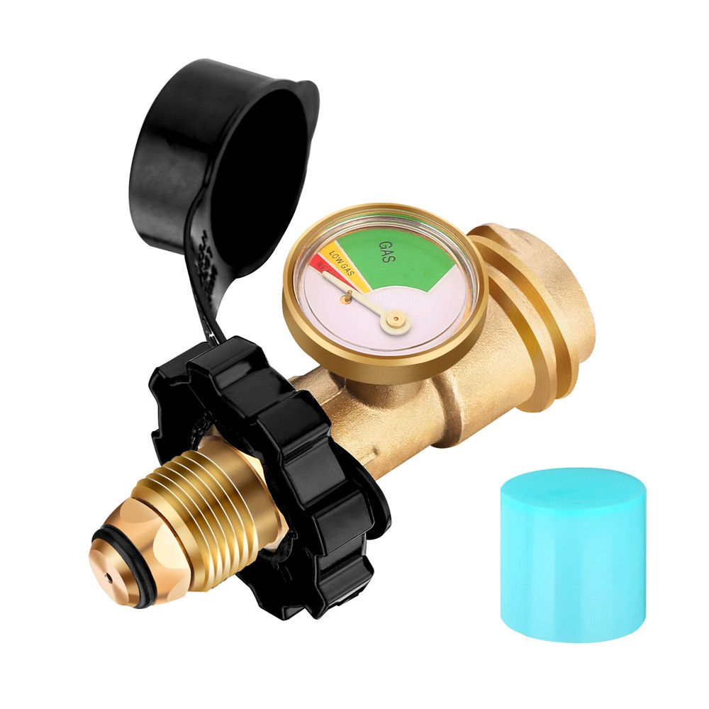 Propane Gas ank Fill Attachment Solid Brass Propane Refill Adapter for 1LB Tank