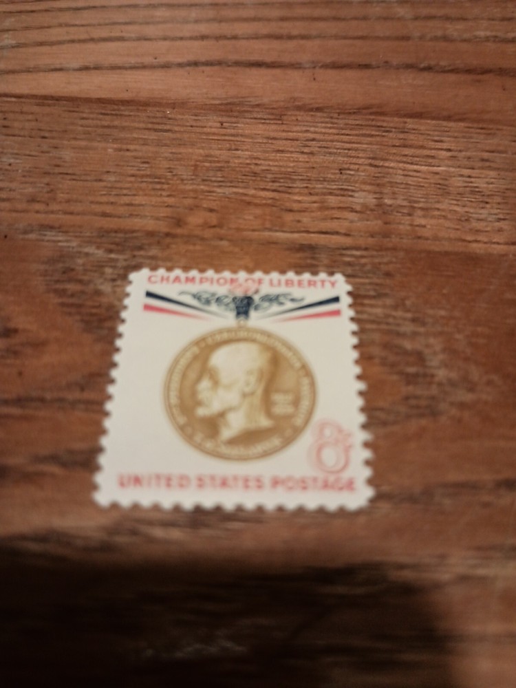 US #1148 MNH EFO: nice misperf, with 'US Postage' at top