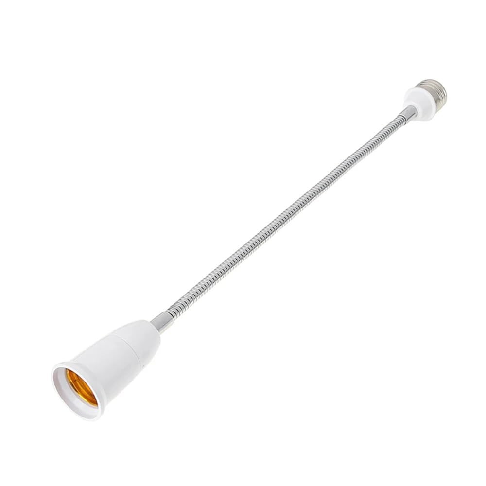 E26/E27 Light Socket Extender Adapter,60cm/24 inch Bulb White