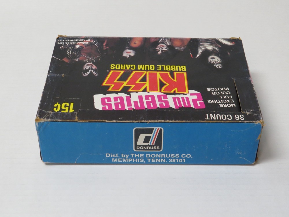 KISS DONRUSS SERIES II EMPTY BOX AUCOIN 1978