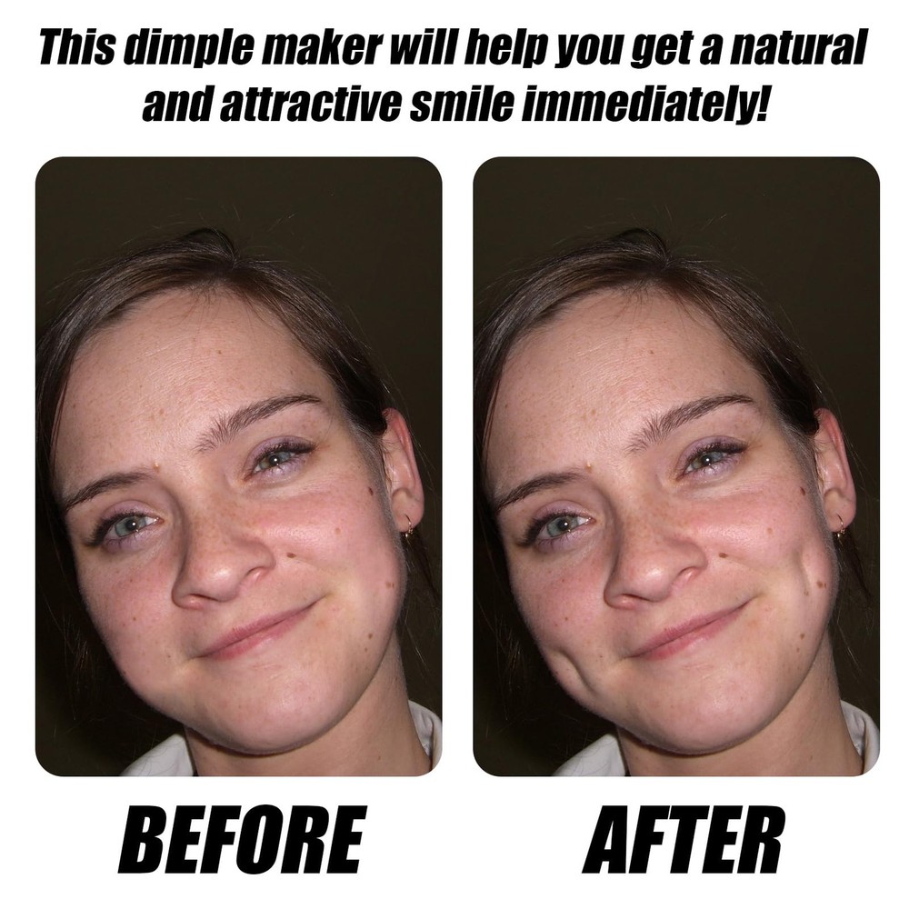 Dimple Maker for Cheeks,4 PCS Face,White