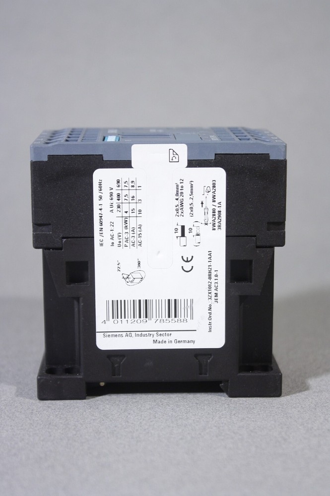 Siemens Sirius 3RT2018-2BB41 Power contactor