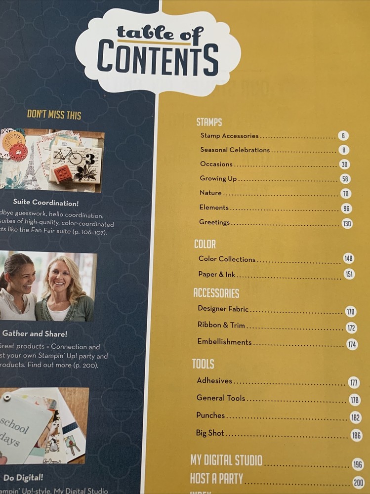 stampin up idea book catalog