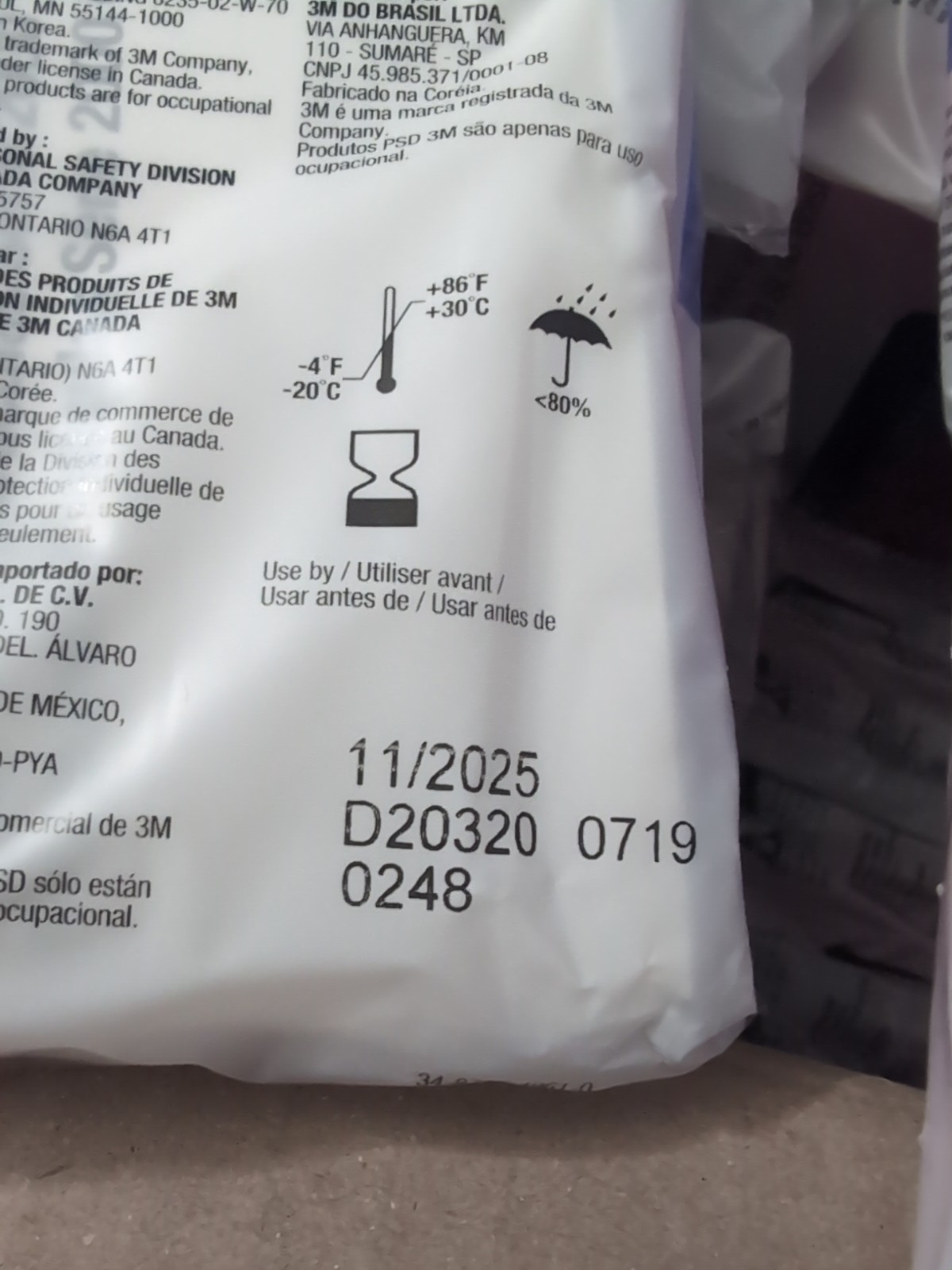 10 3M 2091 NIOSH P100 Particulate Filter 07000 Free Shipping Lot Of Ten Pairs