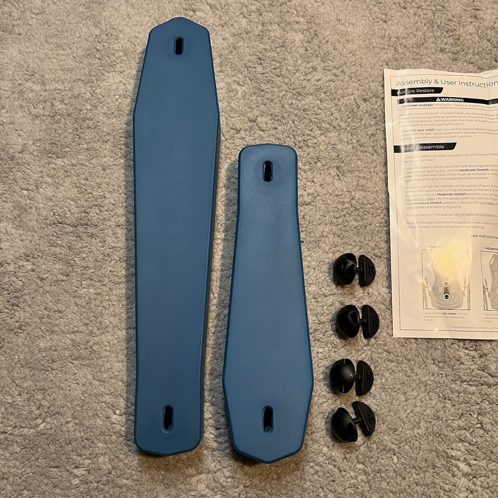 Teeter Hang Ups Pad Set Fitspine Posture Restore Pads EX1360 Correction