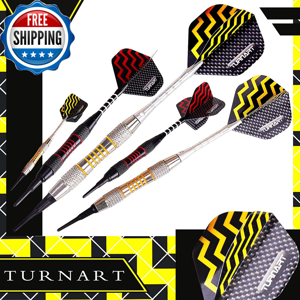 Darts Plastic Tip Professional Soft Tip Darts Set for Electronic Dartboard...