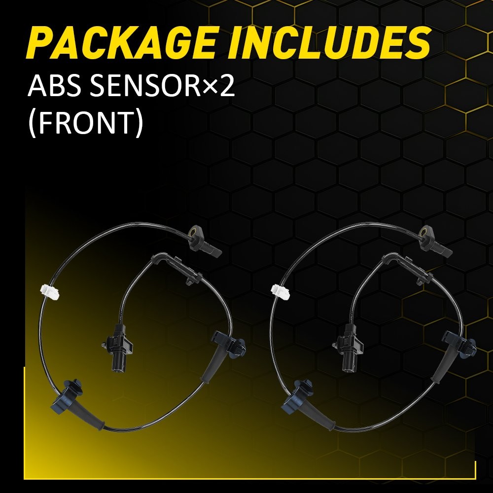Pair ABS Wheel Speed Sensor Front & Left Right For HONDA CIVIC 2012 2013-2015
