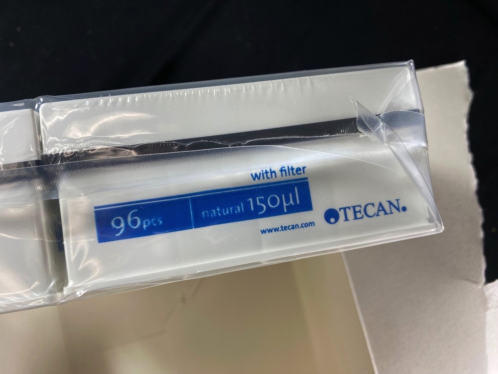 TECAN 150μL Disposable Tips Filtered Sterile Single Stack 30038618 (480/Cs)