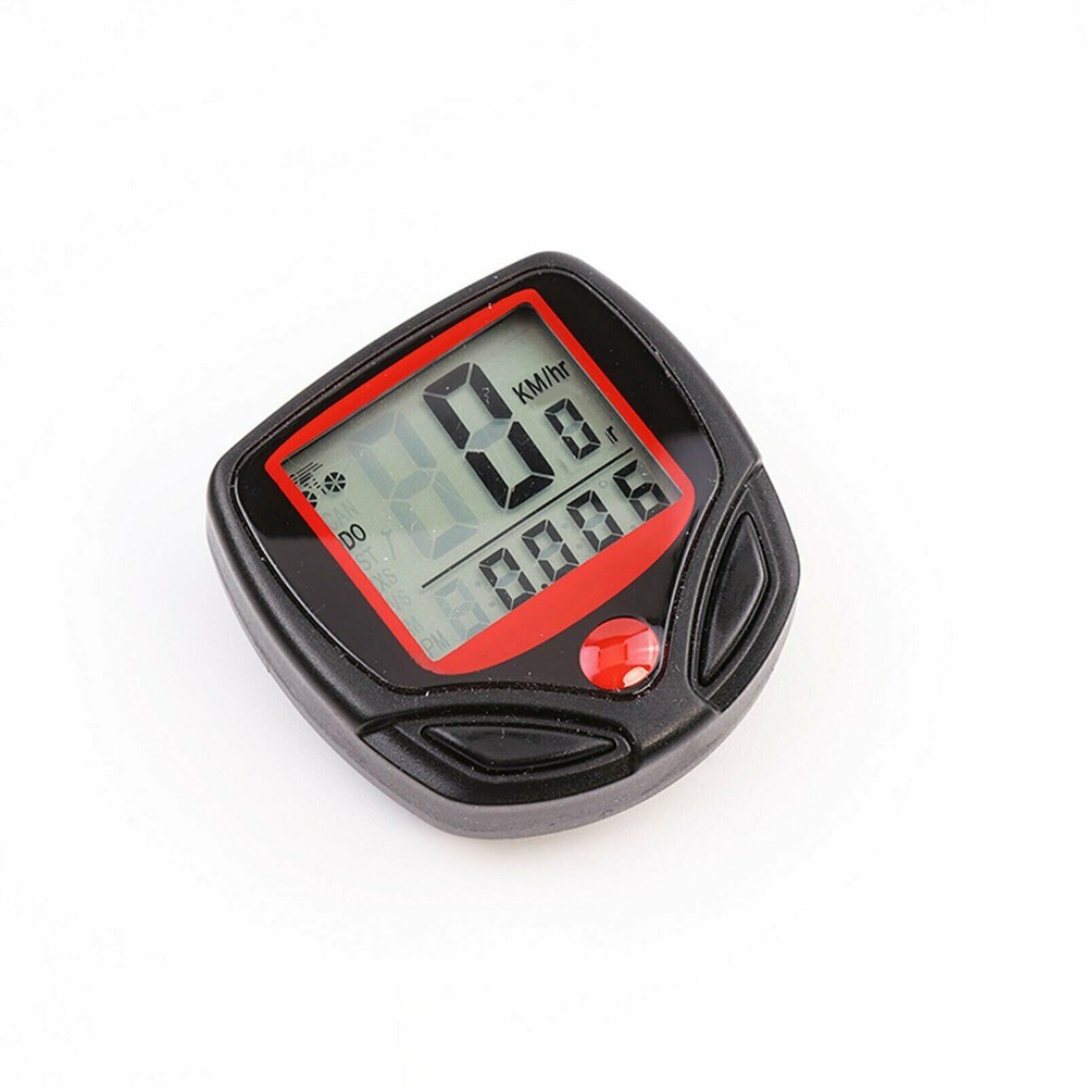 Bike Bicycle SPEEDOMETER Cycle Digital Odometer Computer MPH KMH Waterproof LCD