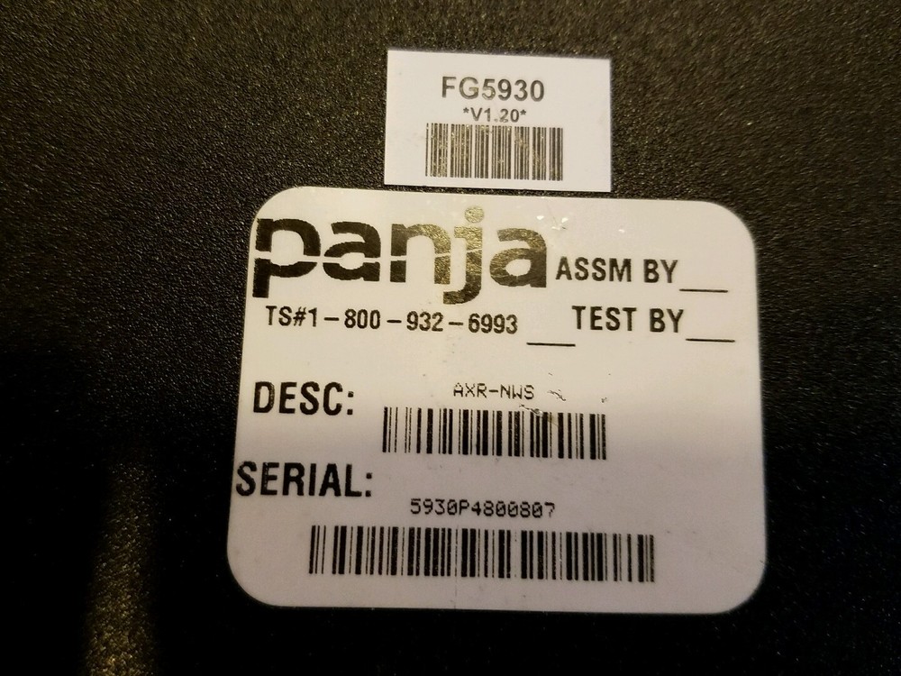 PANJA AXR NWS FG5930 NetWave Wireless Server V1.20
