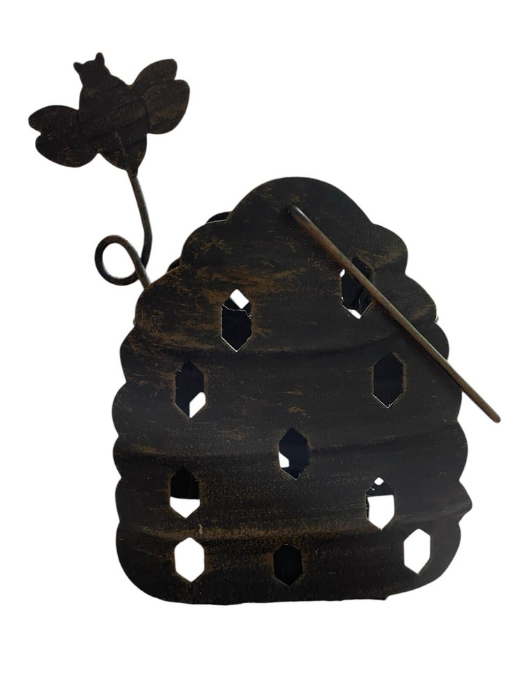 Beehive Metal Candle Holder