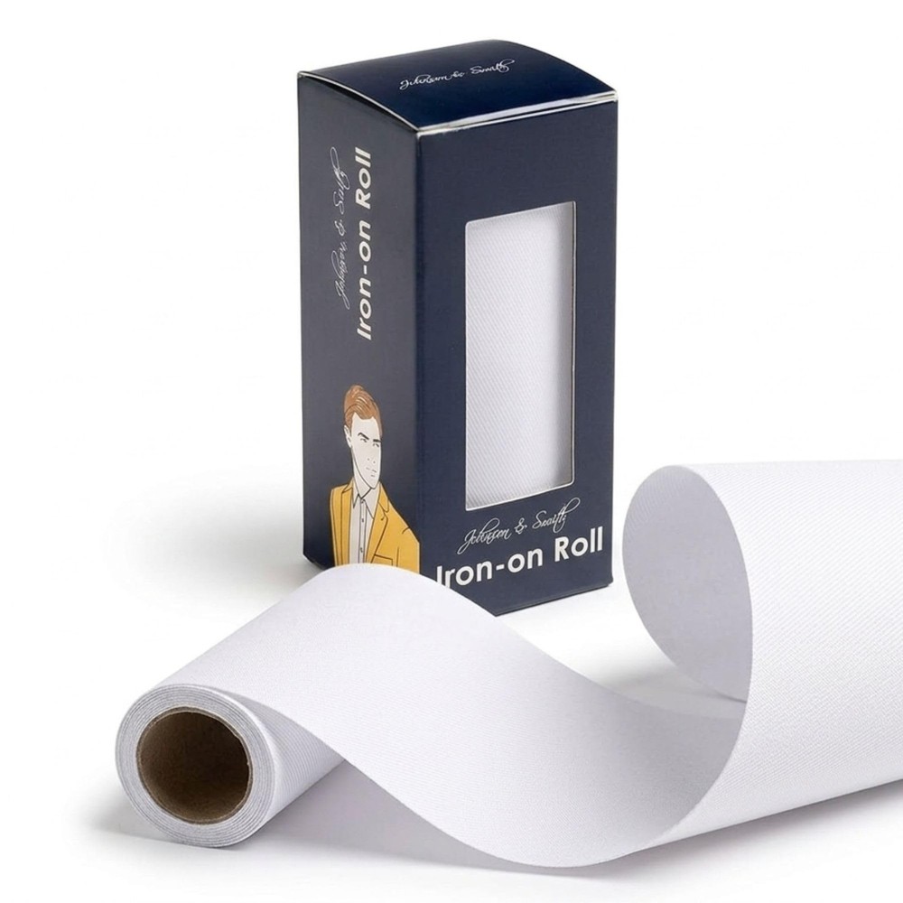 Johnson & Smith Iron Roll - 4" Width x 60" Length On for 1 size, White