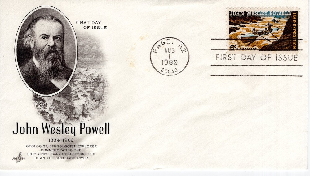 JOHN WESLEY POWELL, GEOLOGIST, EXPLORER  - 1969 - DC2390