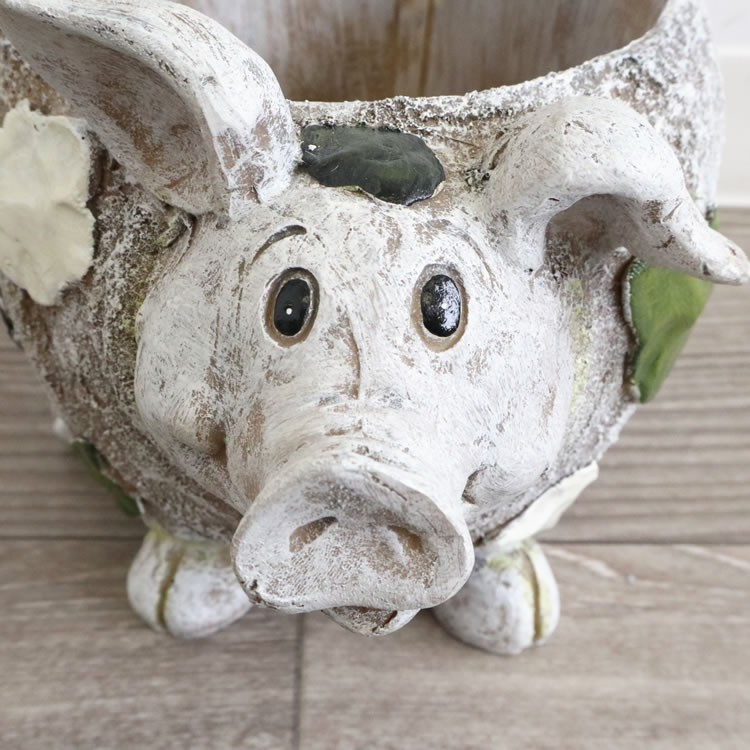 Pig Planter Gardening Pot, Size 3 (9cm)
