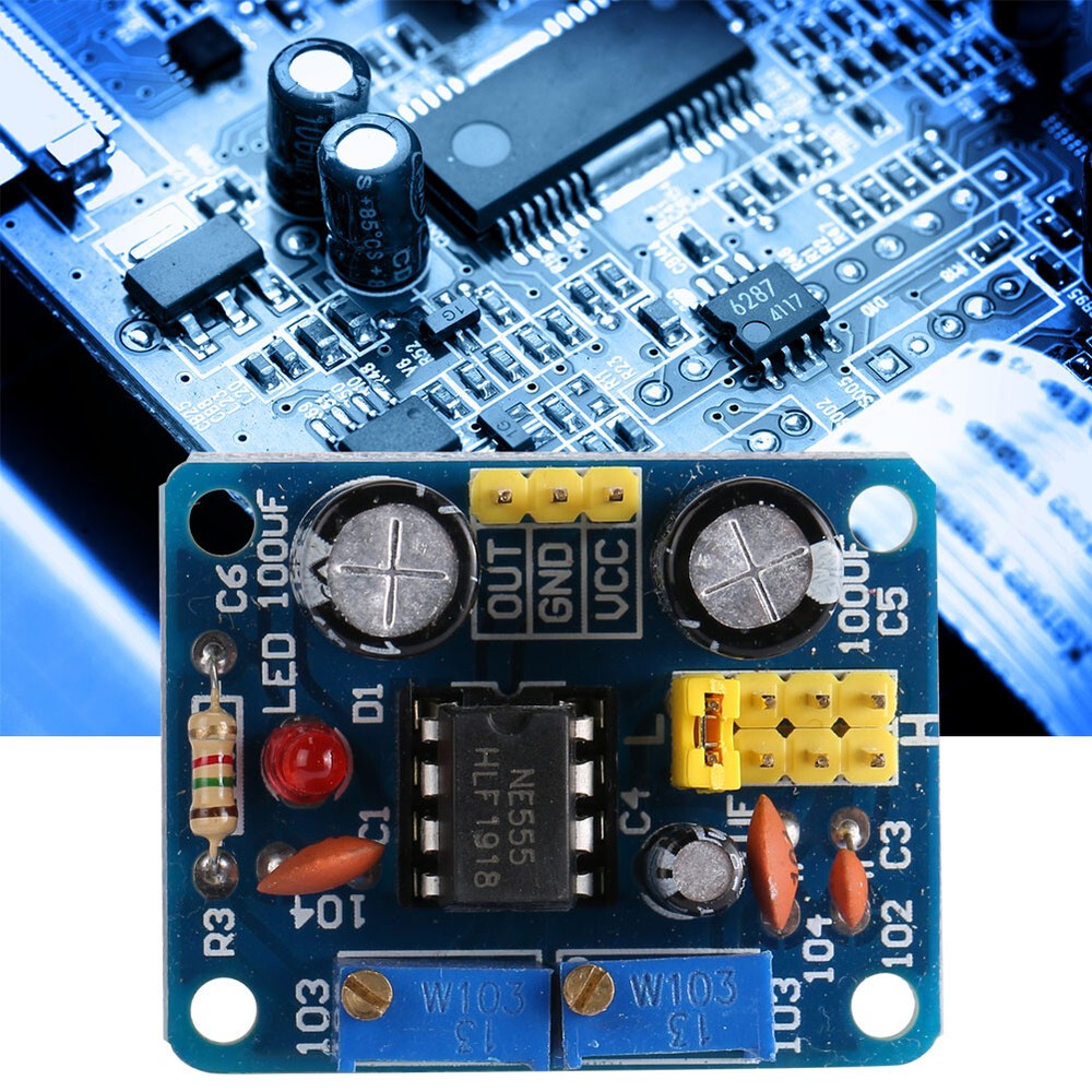 NE555 Pulse Frequency Generator Duty Cycle Generator Board Module