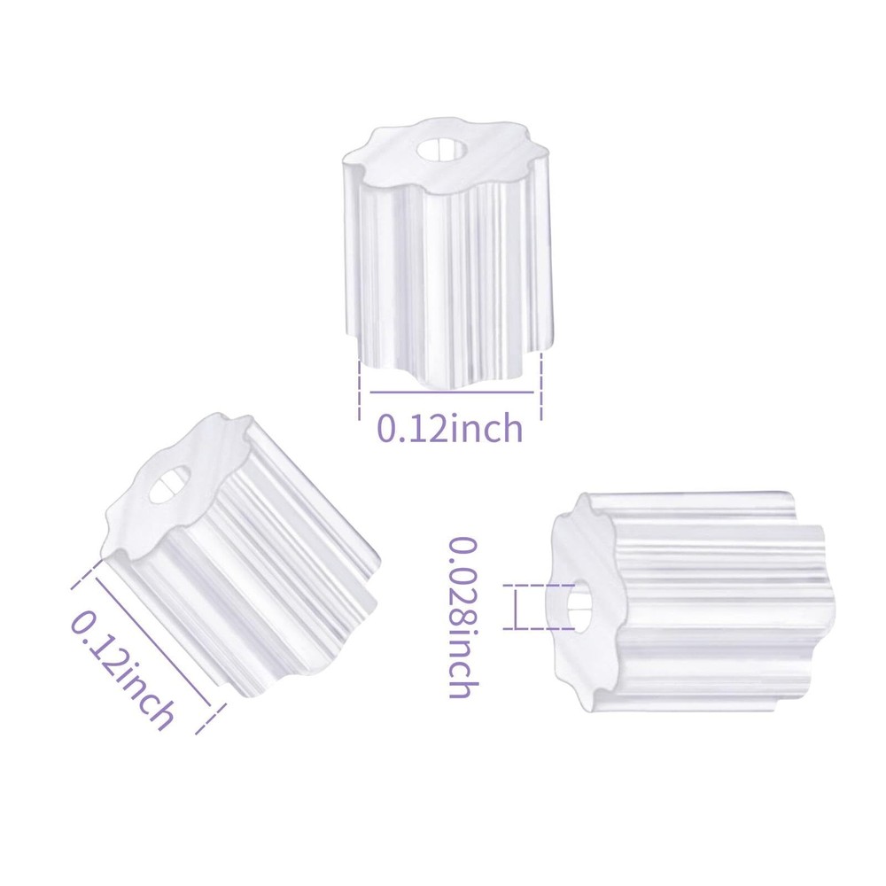 1000 Pcs Silicone Earring Backs Soft Earring Stoppers for Stud Post Fishhook