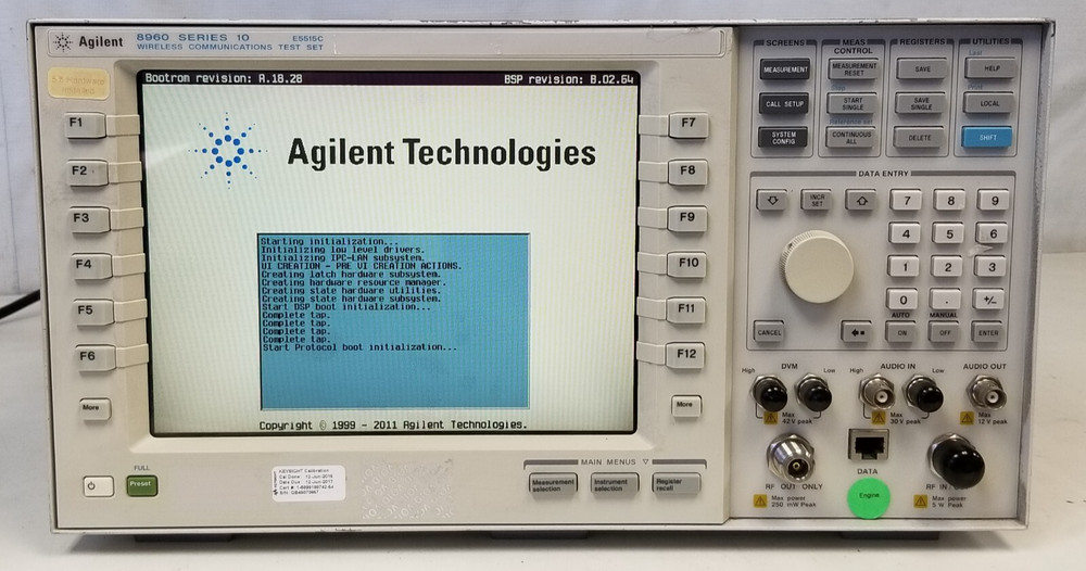Agilent 8960 Series 10 E5515C Wireless Communications Test Set