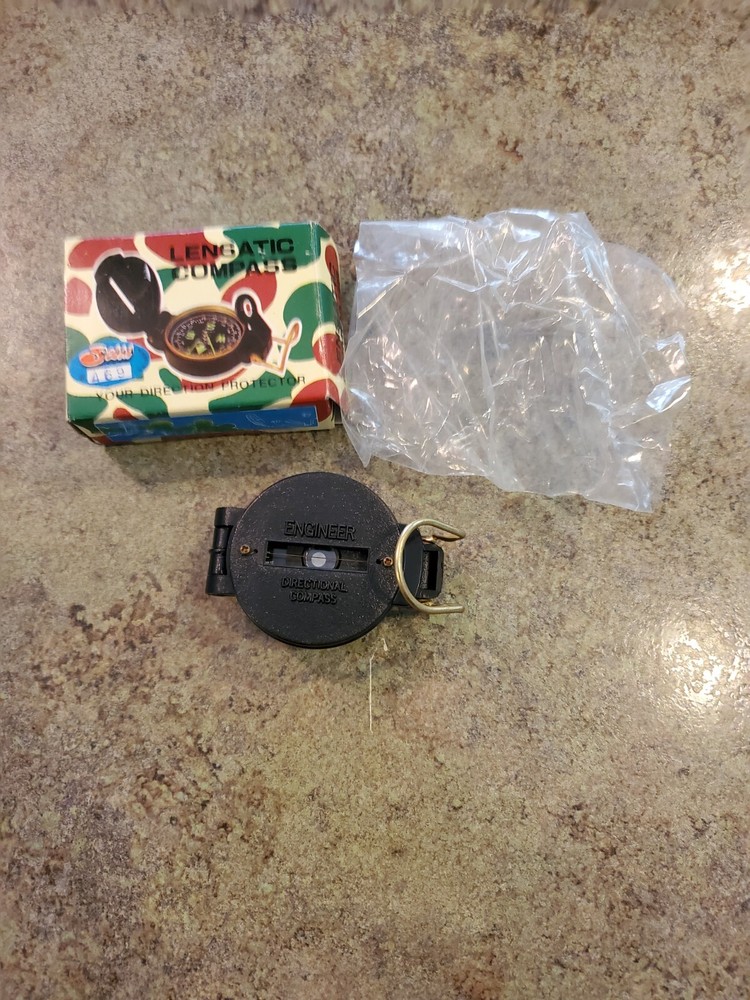 LENSATIC Engineer Directional Plastic Compass New NIB
