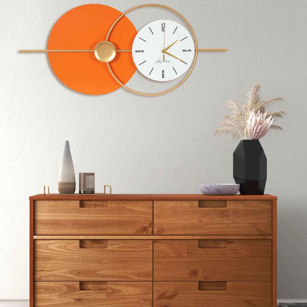 80*35cm Wall Decor Clock Modern Wall Clock Wall Clock Artistic Decoration Clock