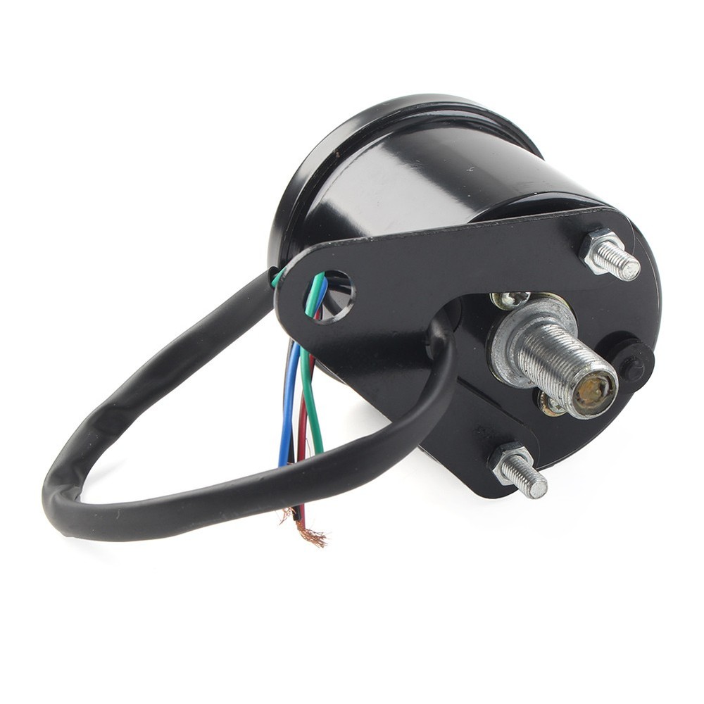 Retro Digital Speedometer LED LCD Odometer Speedometer Fuel Meter 12V