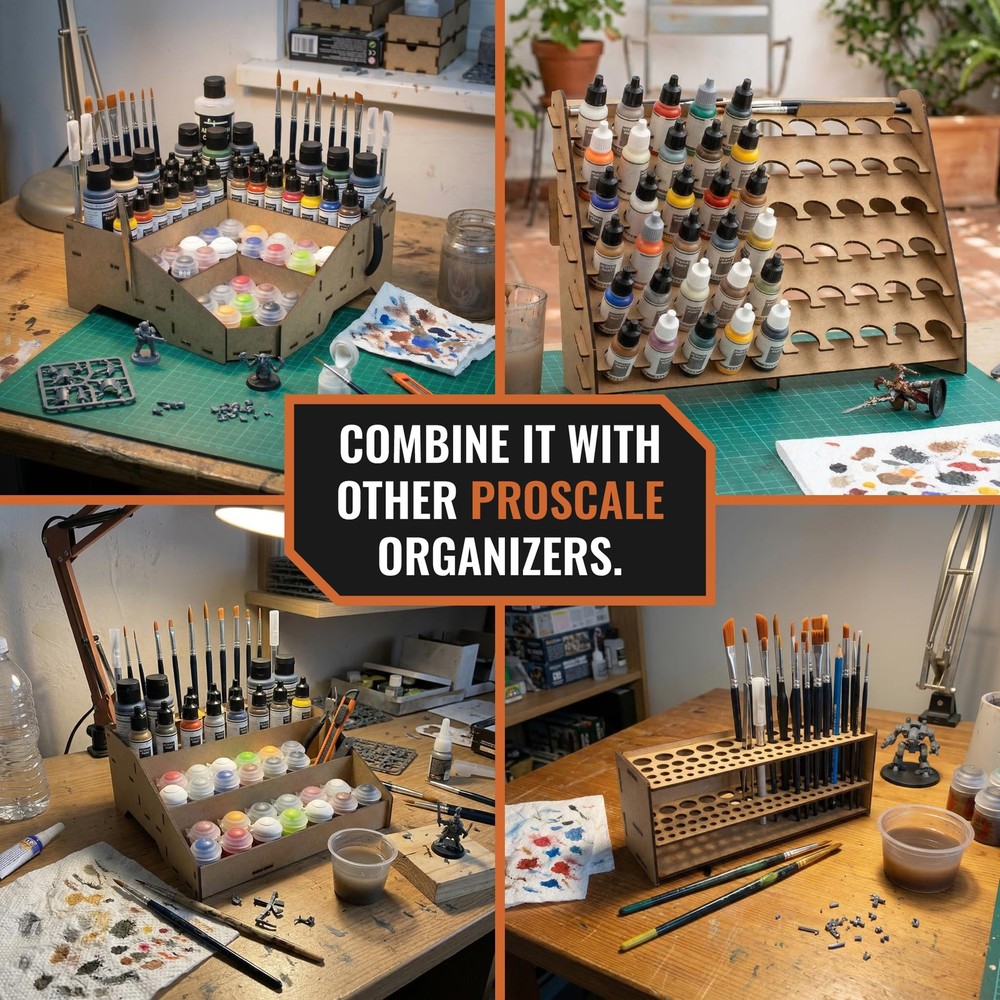 PROSCALE Universal Wall Paint Organizer for universal, Rack