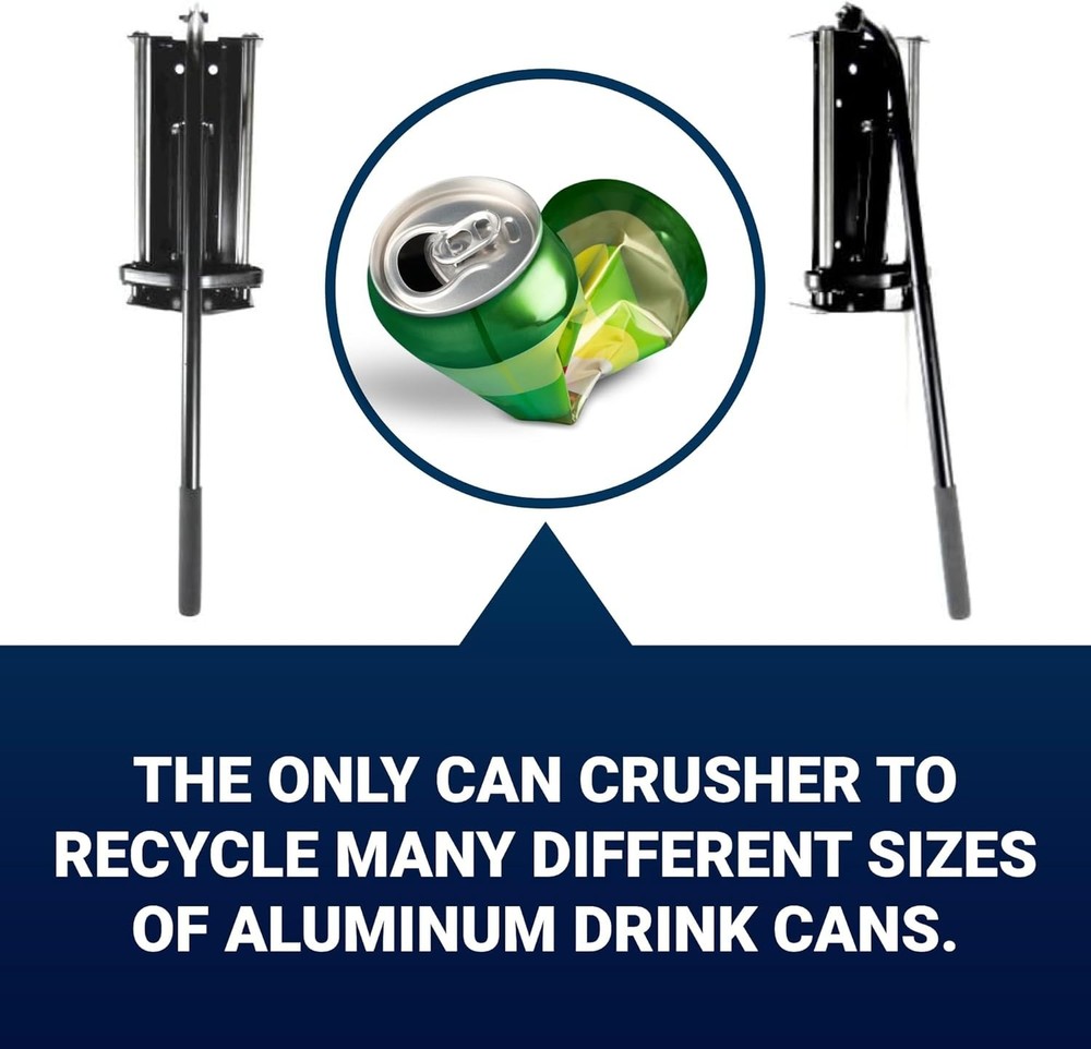 Versatile Can Crusher - 12oz to 32oz