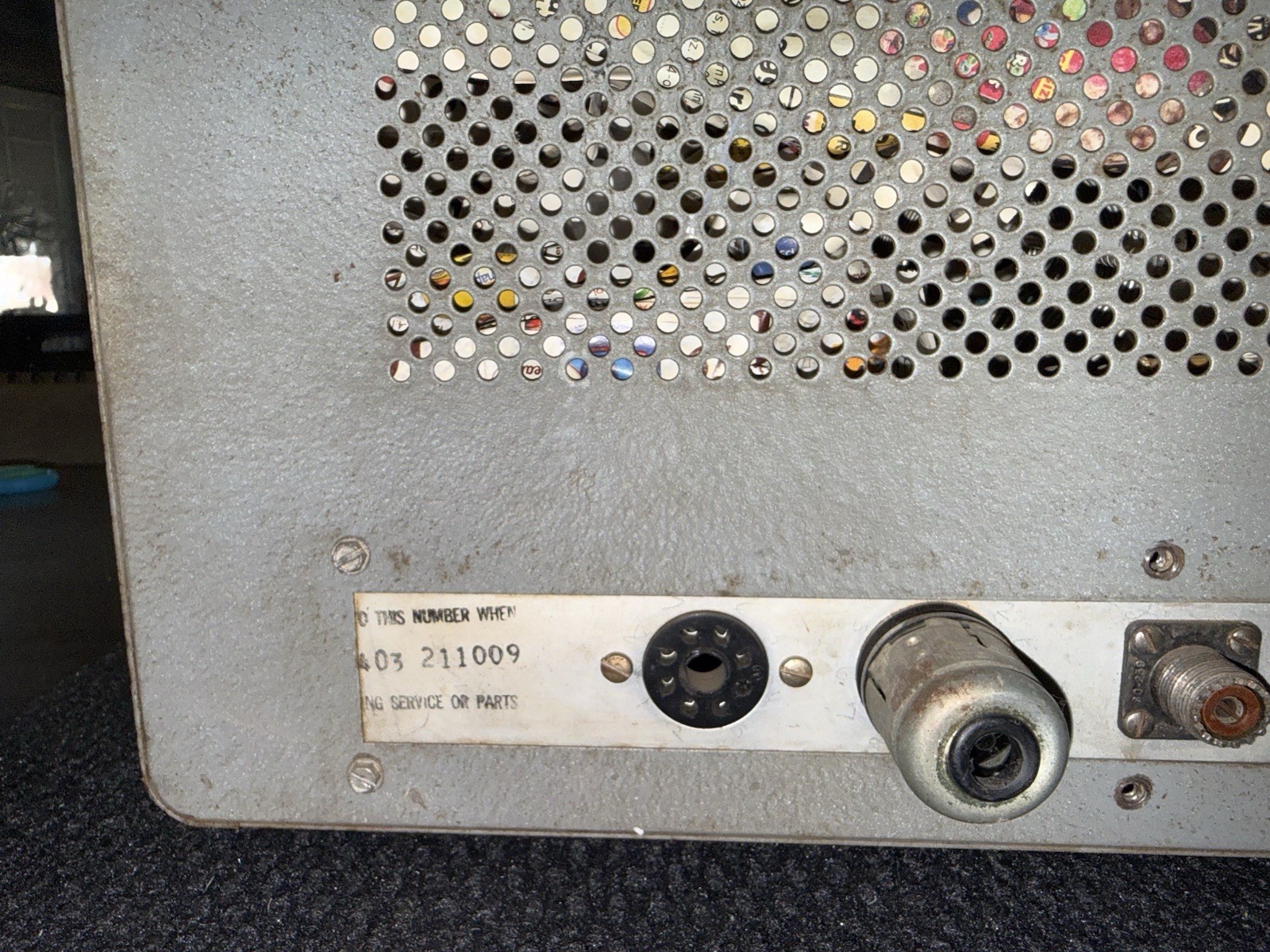 Knight T-150A Mono Band Ham Radio Transmitter AM CW Gray