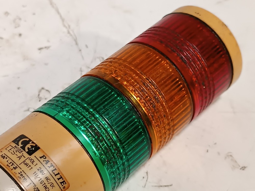 Patlite LES-A Warning Light Stack Light 24v AC/DC Red Green Yellow