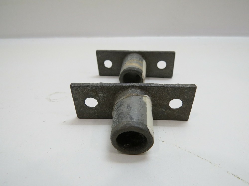 PAIR GALVANIZED CAST IRON OAR LOCK TOP MOUNTS ROW BOAT (C2.5A263B)