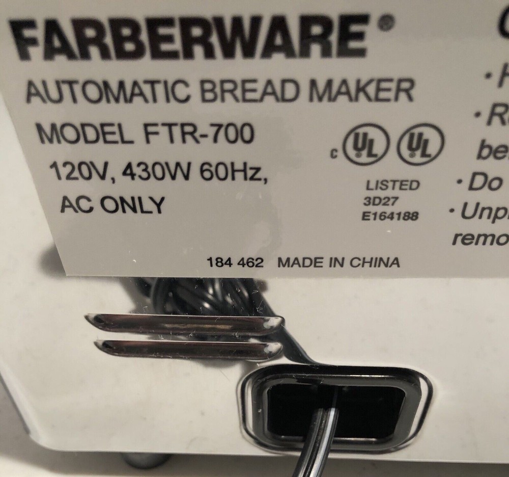 Pan Seal Kit for Farberware Bread Maker Model FTR-700 only (8MKIT-HD)
