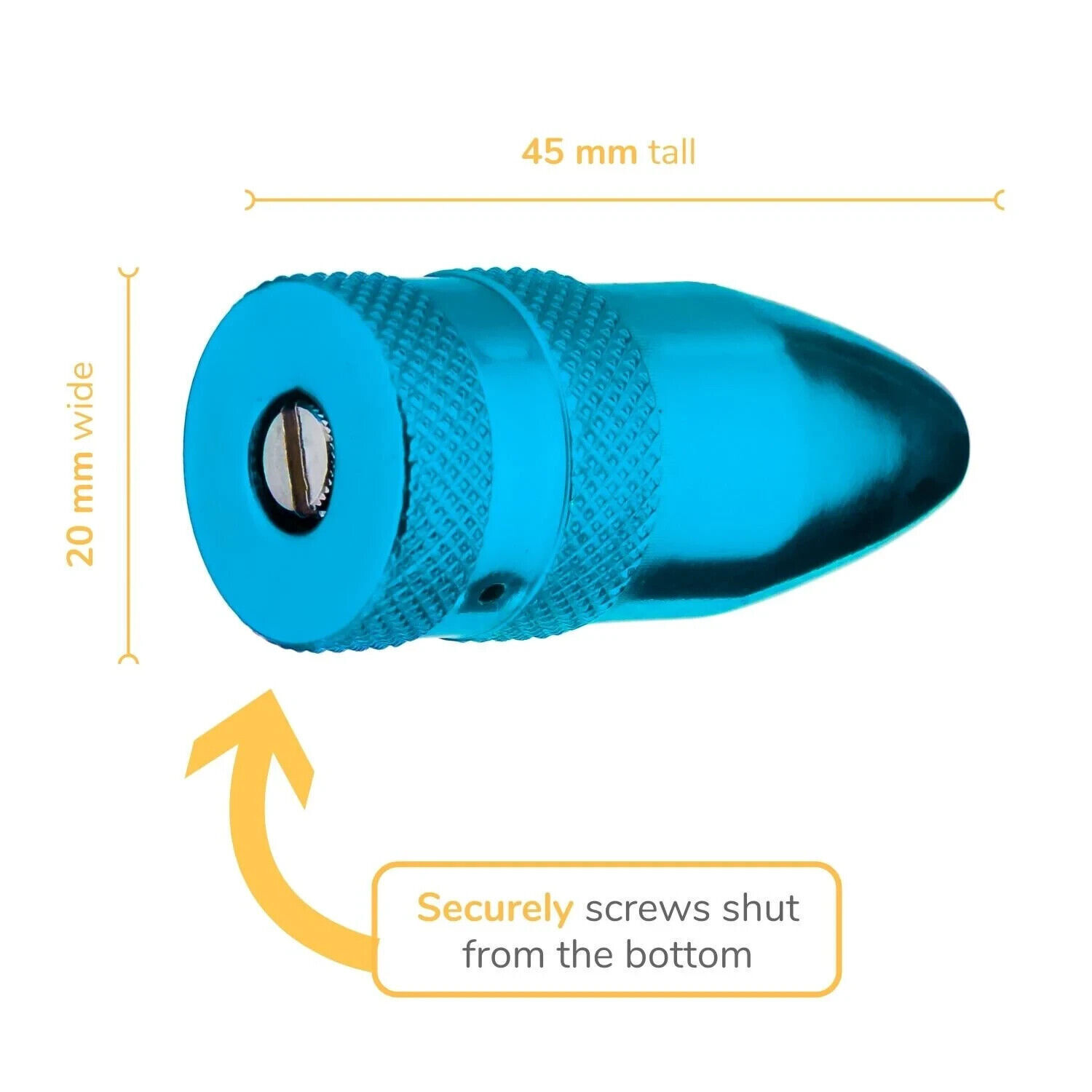 Posh 1g Metal Pepper Shaker Bullet