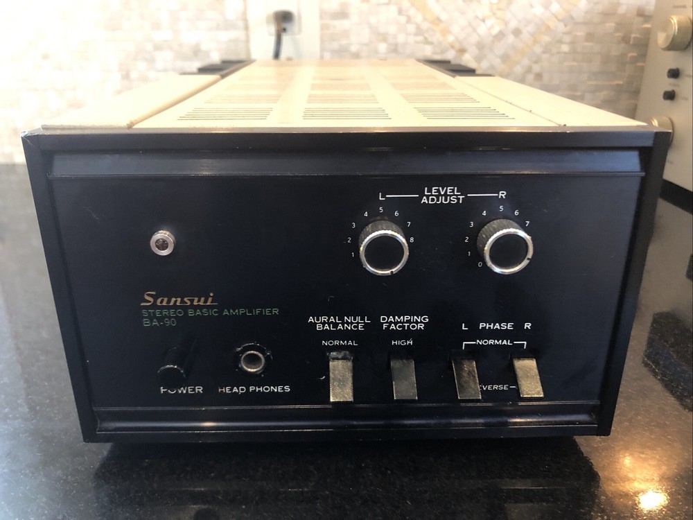 Sansui BA-90 "Basic" Amplifier 28 WPC Perfect Working Condition
