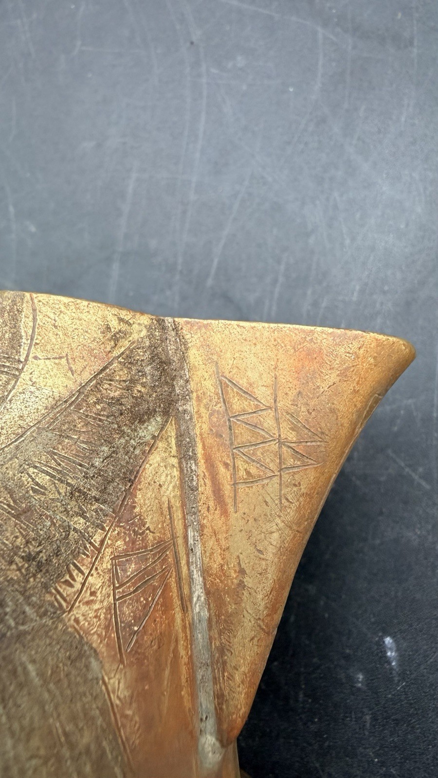 Glowing Bronze Vessel With Winged Beings From Tula Hidalgo Ojuelos