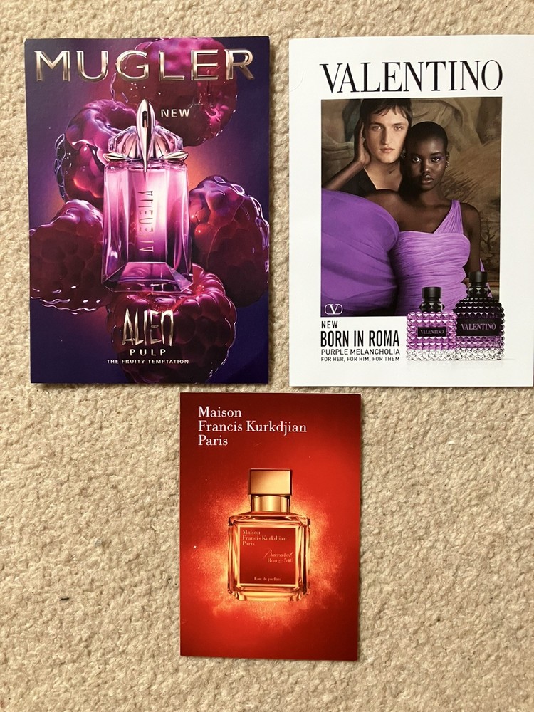 Perfume Postcards Advertising cards