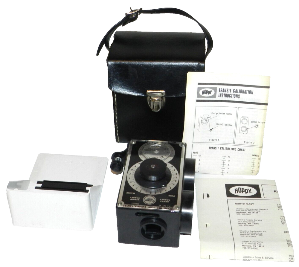 1960'S HOPPY MODEL G2 SPLIT IMAGE TRANSIT CALIBRATION SYTEM