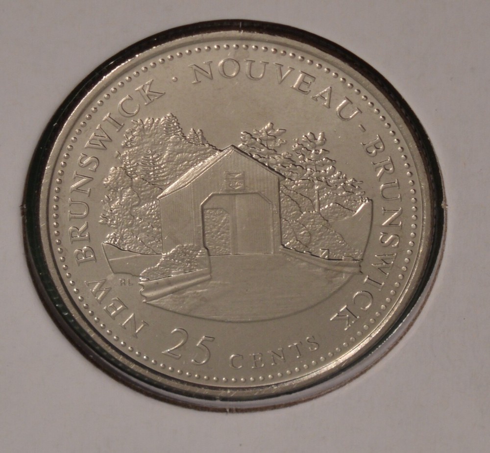 1992 Provincial Commemorative Series - 25￠ - New Brunswick  🇨🇦