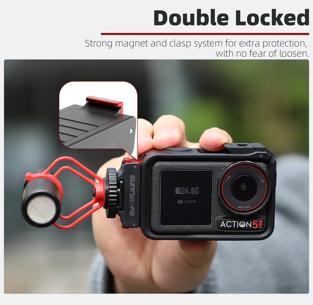 Magnetic Quick Release Bracket For DJI Osmo Action 5 Pro/4/3 Mount Adapter Base