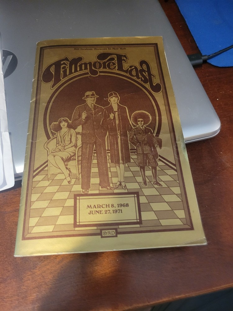 Last Fillmore East Program - SIGNED BY MANAGING DIRECTOR Kip Cohen