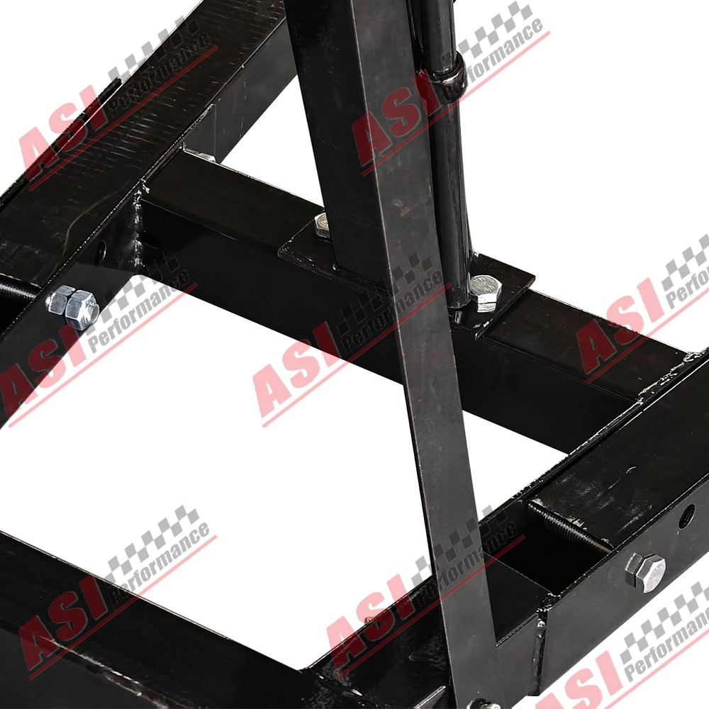 1Ton Adjustable Foldable Hydraulic Engine Hoist Crane Lift 4 Adjustable Position