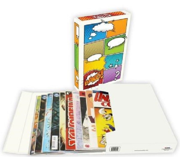 X3 BCW POW Stor-Folio Portfolio Boxes For Current/Silver Age Comic Books Holders